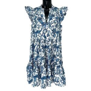 Generation Love Blue and White Floral Dress Size Small New with Tags